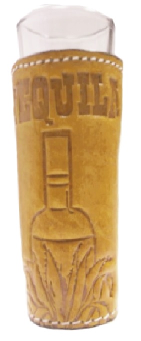 Shot GLASS leather holder