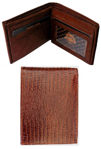 Imitation Lizard Print Brown