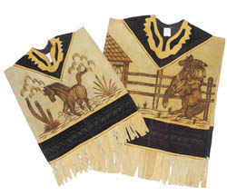 Medium Kids Leather PONCHO
