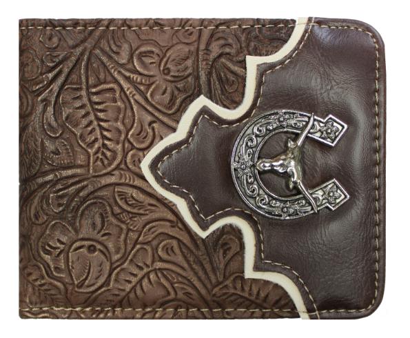 Brown Bi-fold WALLET HS/LH Concho