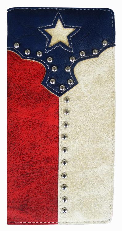 Checkbook Texas Flag WALLET