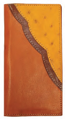 Ostrich Patch Roper Wallet