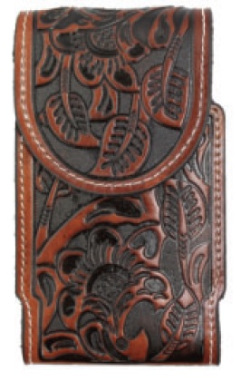 XL Tooled Cell Phone Pouch