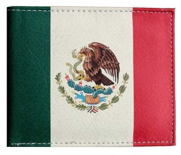 Bi-fold Wallet, Mexico FLAG