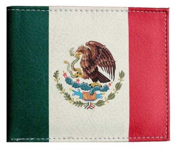 Bi-fold Wallet, MEXICO Flag