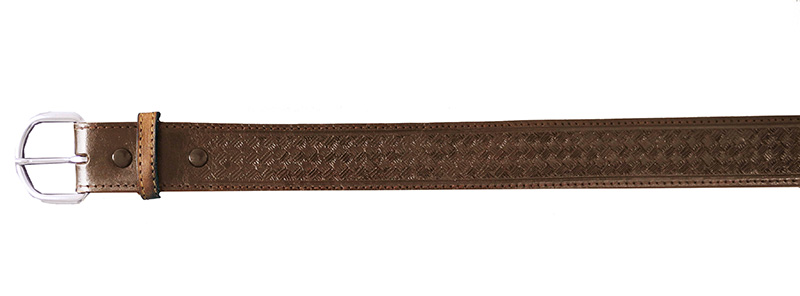 Basketweave LEATHER BELT