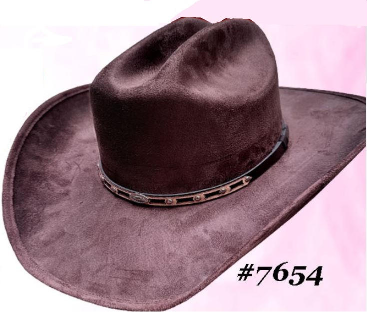 Suede Brown Maverick HAT