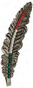 Metal Leaf Hat Pin