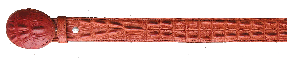 LEATHER BELT Exotic Print Alligator Cola