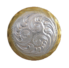 Circular Concho w/ GOLD 30mm