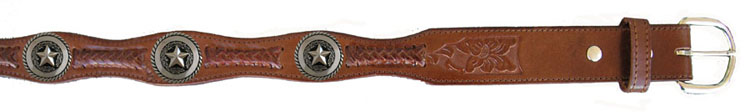 TRAIL RIDER LACED BELT - BROWN