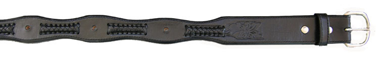 LEATHER BELTS-BLANK BELT - BLACK LEATHER BELTS