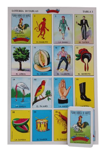 Loteria JUMBO - 10 Cards