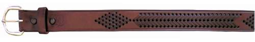 Diamond Lace Belt Brown