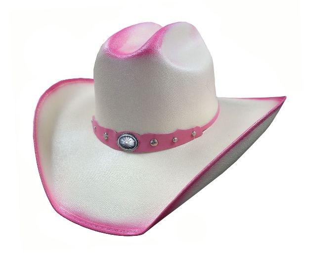 2 Tone/ Pink Cowboy HAT