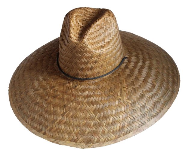 Pancho Dark Palm Leaf Hat