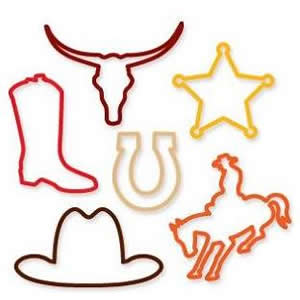 Fashion Silly Band / Silicone Bracelet - WESTERN