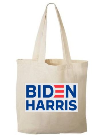 Canvas TOTE BAGs Biden Harris 03 For President 2020