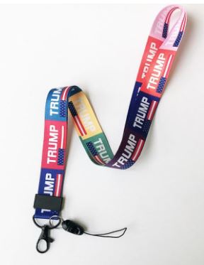 Donald Trump 2020 Re-elect Lanyards NECKLACE Key chain