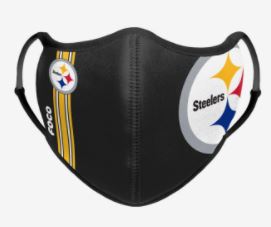 Big Logo Face Cover Mask - NFL Pittsburgh STEELERS