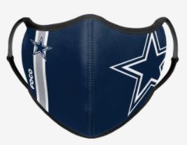 Big Logo Face Cover Mask - NFL DALLAS COWBOYS.