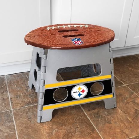 Folding Step Stool - NFL Pittsburgh STEELERS