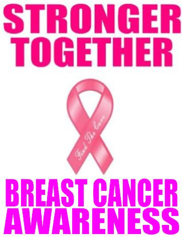 Breast Cancer Awareness Stronger Together SWEATSHIRTs