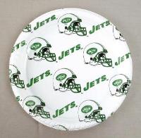 LICENSED Products Sport Fans Plastic Plate - NFL New York Jets