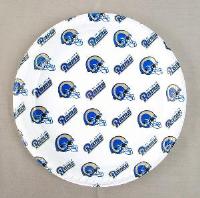 LICENSED Products Sport Fans Plastic Plate - NFLSt. Louis Rams
