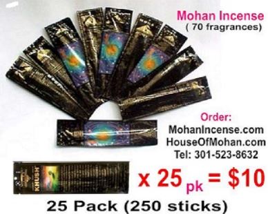 Mohan® Incense  Fragrance: White DIAMONDs