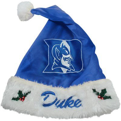 Santa HATs with Team Logo - NCAA Duke Devil
