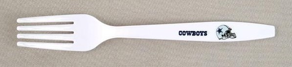 LICENSED Products Sport Fans Plastic Forks - NFL Dallas Cowboys