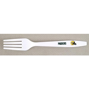 LICENSED Products Sport Fans Plastic Forks - NFL Green Bay Packer
