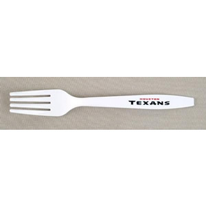 LICENSED Products Sport Fans Plastic Forks - NFL Houston Texans