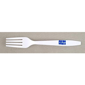 LICENSED Products Sport Fans Plastic Fork - NFL Indianapolis Colt