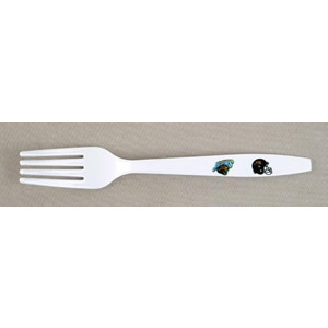 LICENSED Products Sport Fans Plastic Fork - NFL Jacksonville Jag