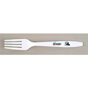 LICENSED Products Sport Fans Plastic Fork - NFL Miami Dolphins