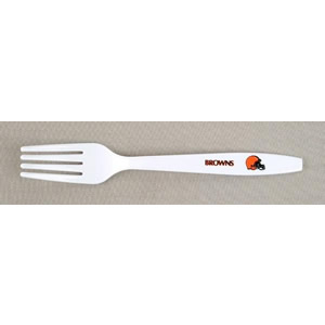 LICENSED Products Sport Fans Plastic Forks - NFL Cleveland Browns