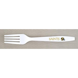 LICENSED Products Sport Fans Plastic Fork - NFL New Orleans Saint