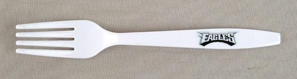 LICENSED Products Sport Fans Plastic Fork - NFL Philadelphia Eagl
