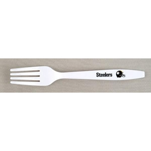 LICENSED Products Sport Fans Plastic Fork - NFL Pittsburgh Steele
