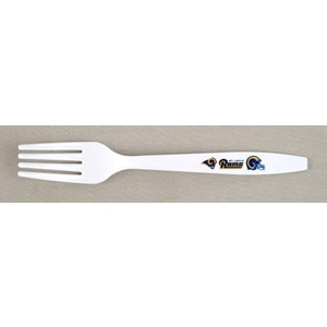 LICENSED Products Sport Fans Plastic Fork - NFL St. Louis Rams