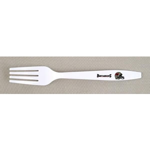 LICENSED Products Sport Fans Plastic Fork - NFL Tampa Bay Buccan