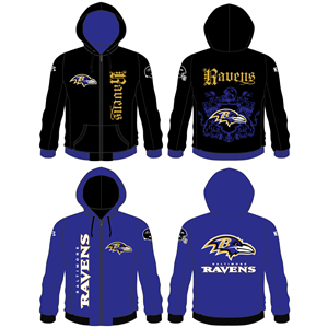 Heritage Reversible Hoodie - NFL Baltimore Ravens