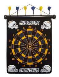 Wholesale Magnetic Team DART Board Set - NFL San Diego Chargers