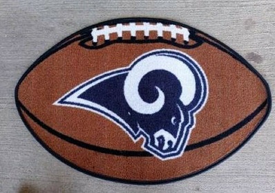 Football Mat VINTAGE - NFL Los Angeles Rams