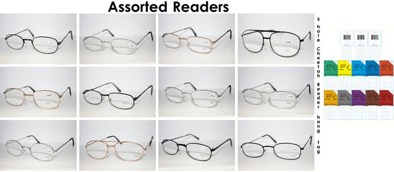 READING Glass RDRS Assorted Metal READING GLASSES