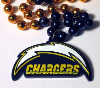 36'' BEADS with Logo Medallion - NFL Los Angeles Chargers