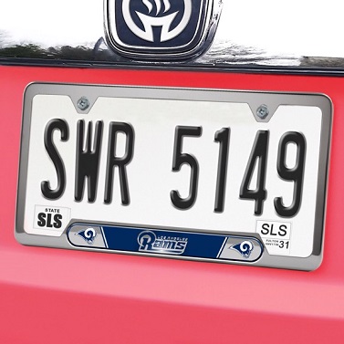 NFL - Los Angeles Rams Embossed LICENSE PLATE Frame