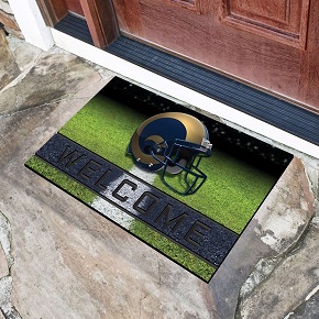 Crumb Rubber DOOR Mat - Football NFL Los Angeles Rams